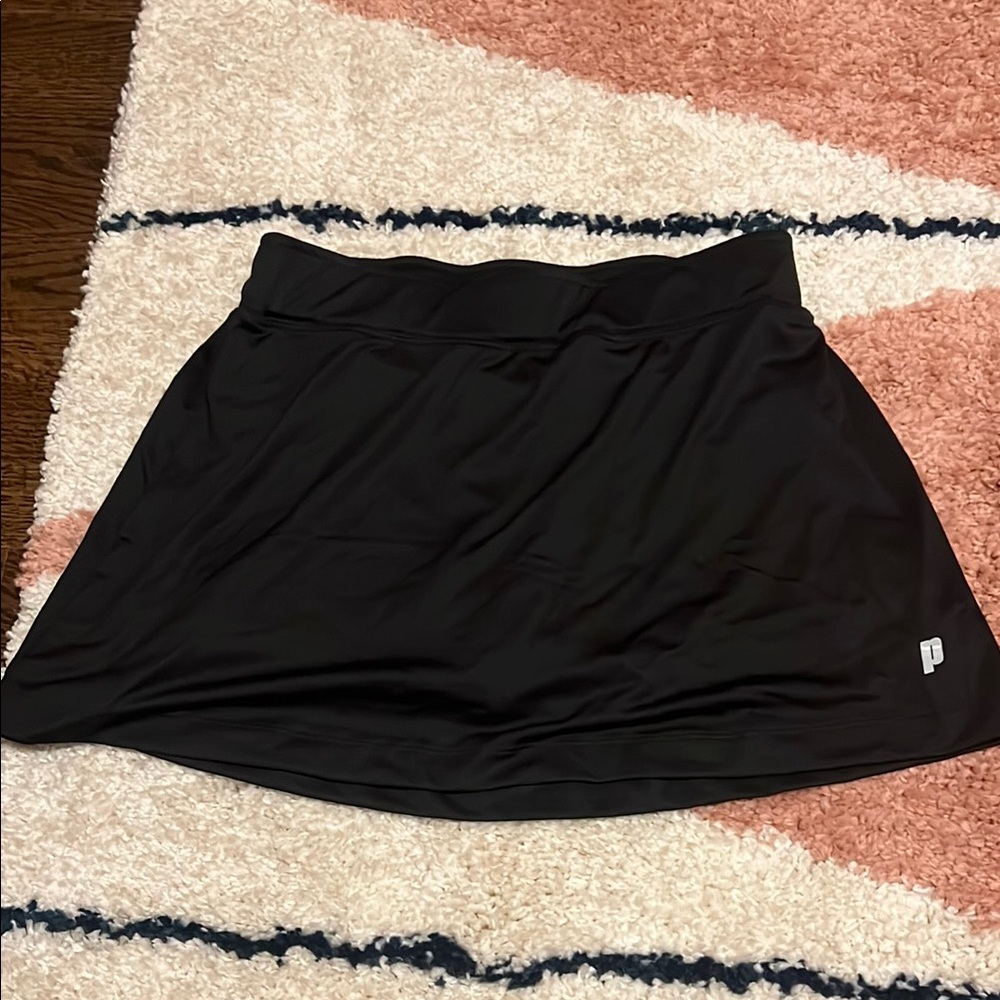 Prince Black Skater Mini Skirt for Casual Wear